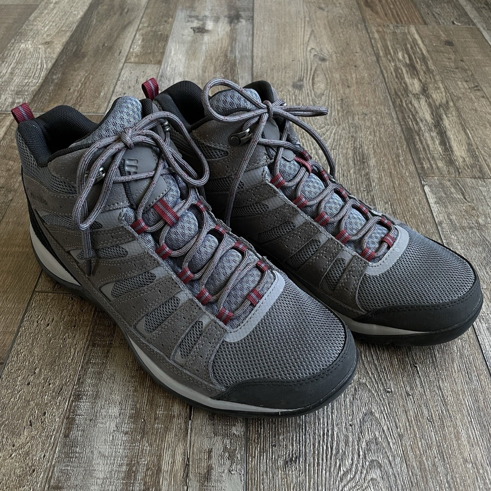 Columbia Men's Redmond V2 Mid Waterproof Hiking Boot Size 10.5 BM0833-053 EUC